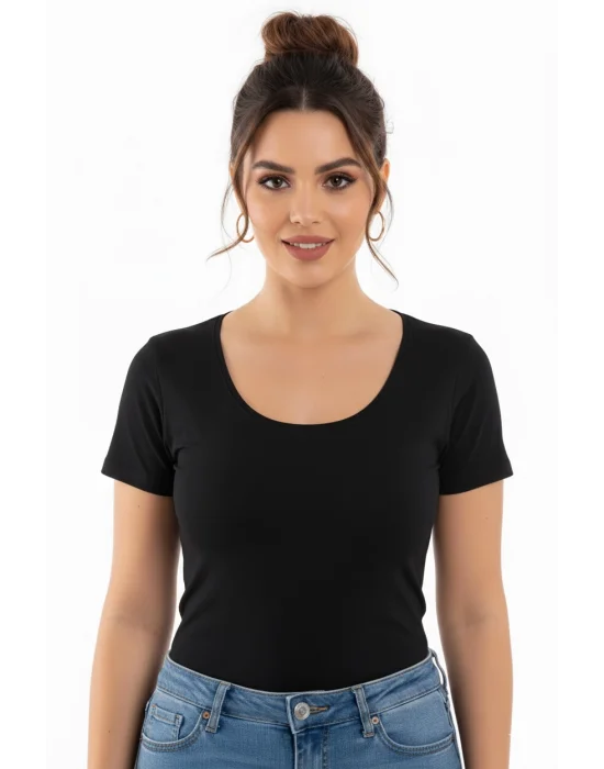 Dorya V-Neck Short Sleeve Tank Top 1076