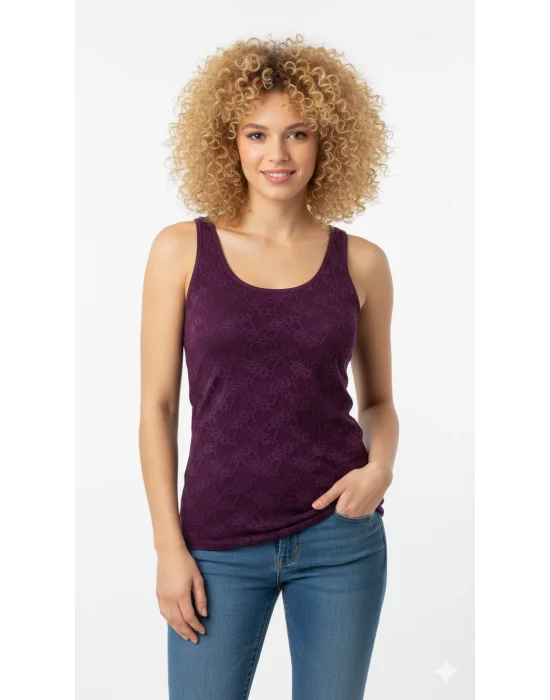 Dorya Laced Thick Strapped Tank Top 1031