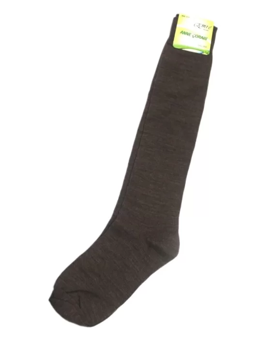 Emre Womens Coffee Color Knee High Socks 217