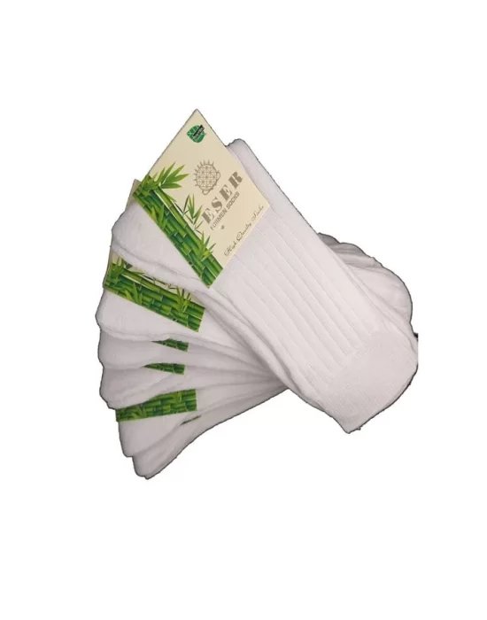 Product Mens White Double Sole Terry Socks