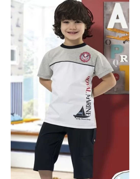 Hmd Boys Short Sleeve Pajama Set 5192