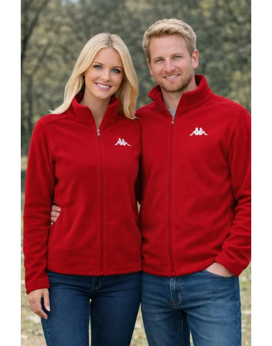 Kappa Tam Fermuarlı Polar Ceket