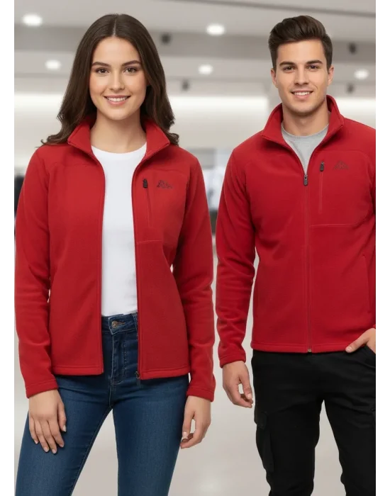 Kappa Tam Fermuarlı Polar Ceket