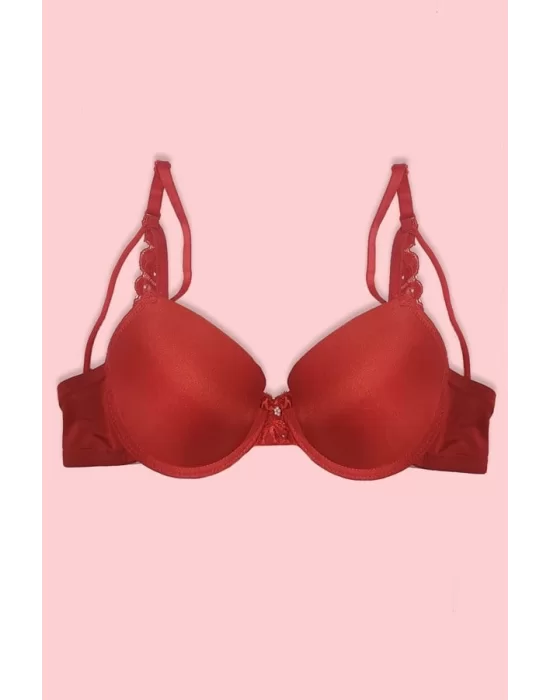 Red Support Bra 977