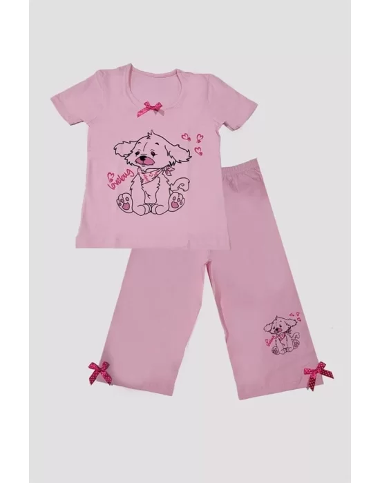 Kız Baskılı Pijama Takımı