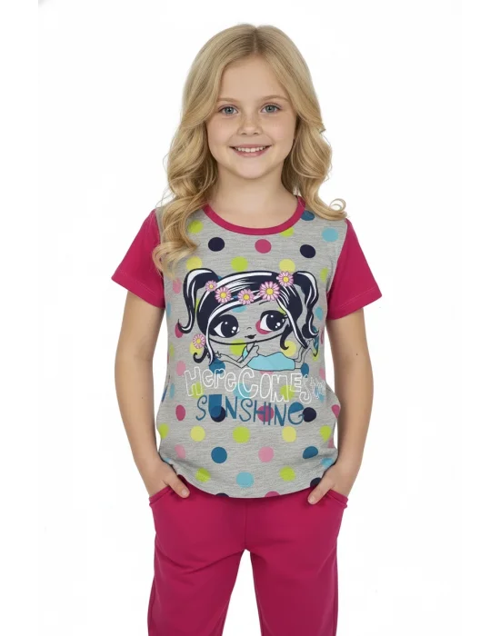 Girl Child Short Sleeve Pajama Set