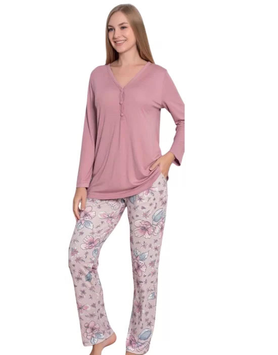 Limissi Patterned Melisa Pajama Set 24408