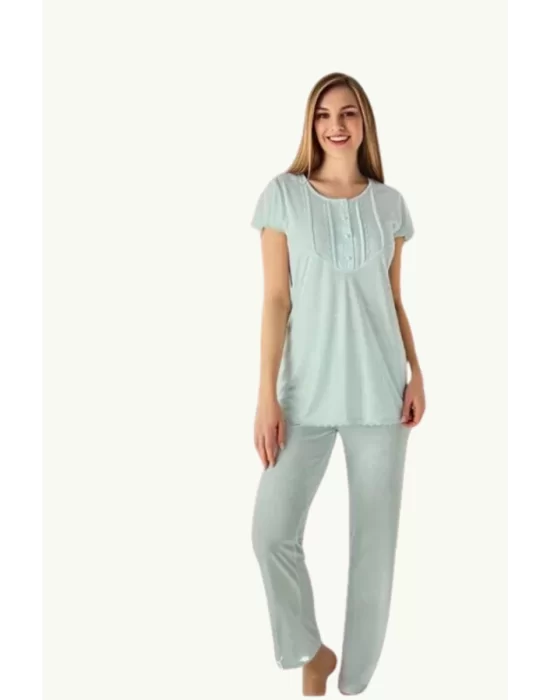 Limissi Womens Pajama Set 23404 Green