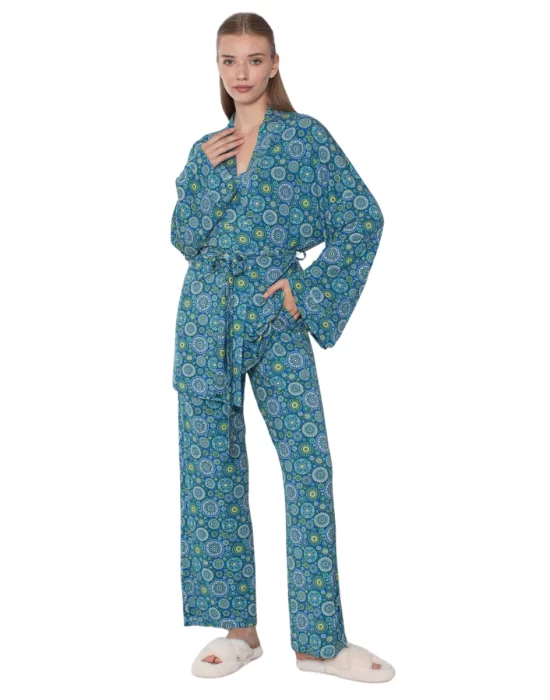 LIMISSY VISCON PRINTED PAJAMA SET