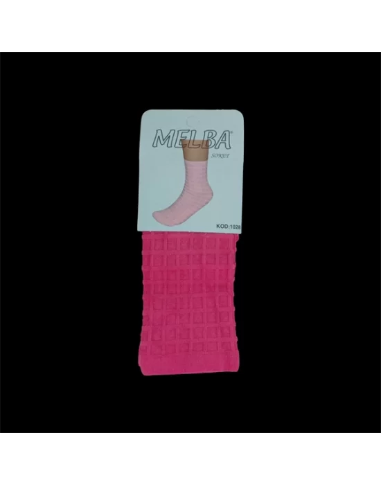 Melba Checked Polyamide Socket Socks