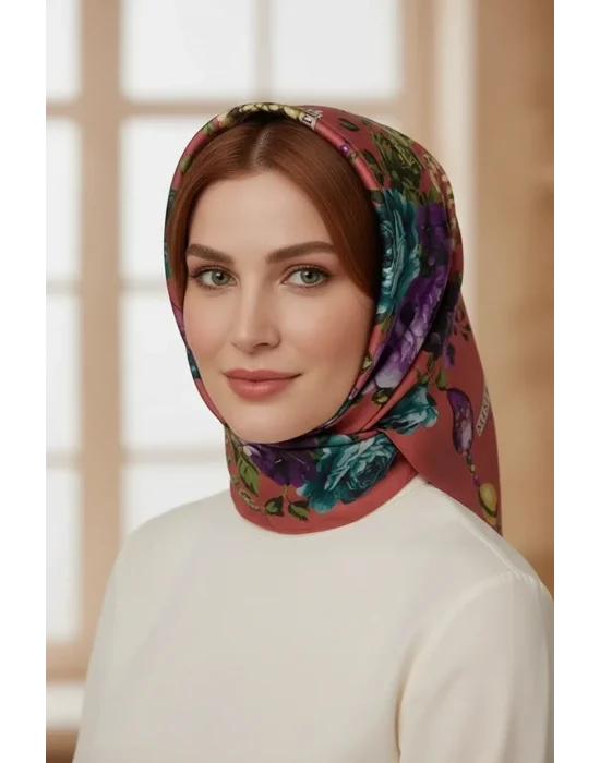 Mısırlı Alize Çiçek Desen Şal Desen 3