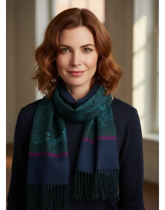 Mısırlı Goblen Şal Desen 3