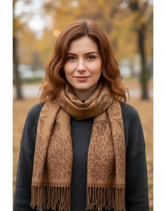 Mısırlı Goblen Şal Desen 5