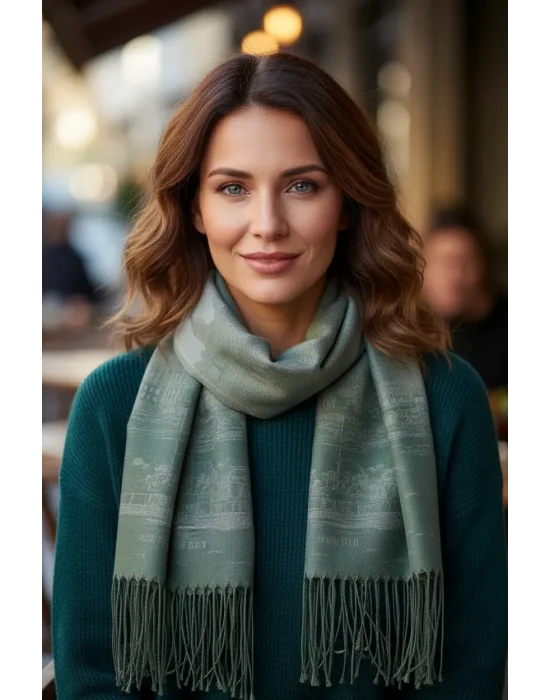 Mısırlı Goblen Şal Desen 7