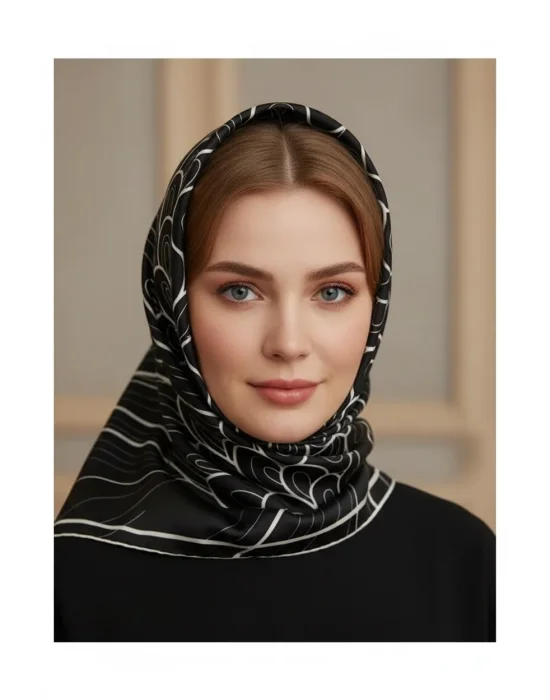 Mısırlı Polyester Eşarp Desen 3