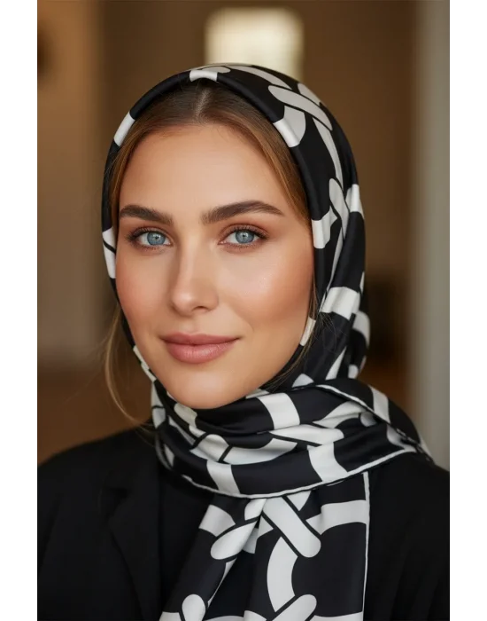 Mısırlı Polyester Eşarp Desen 7