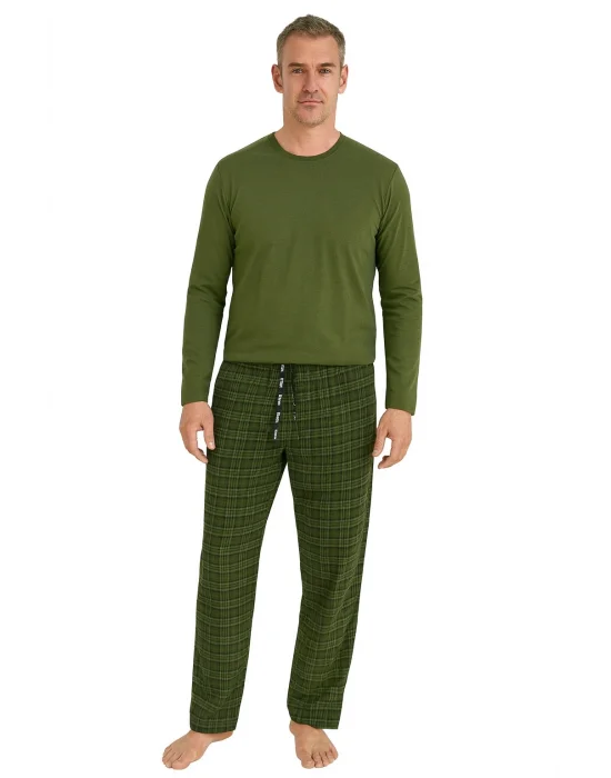 Pijalüx Erkek Ekose Desen Tek Alt 2911