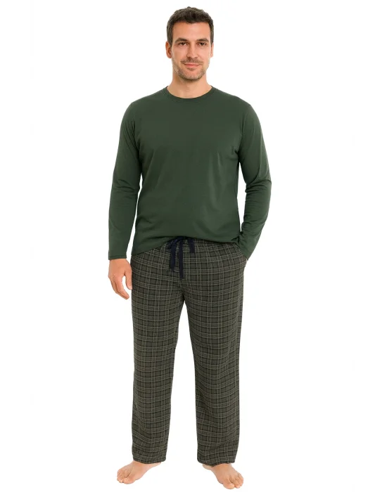 Pijalüx Erkek Ekose Desen Tek Alt 2914