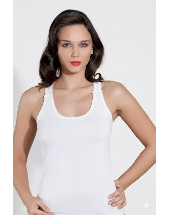 Şahinler Arkası Güpürlü Atlet B368