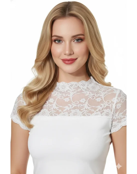 Şahinler Bayan Likralı Dantelli Atlet B624