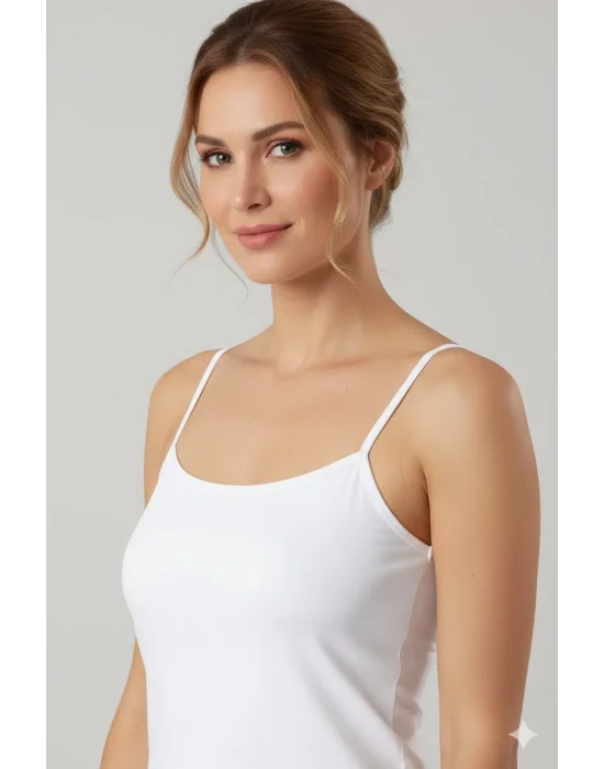 Şahinler İp Askılı Düz Atlet B001