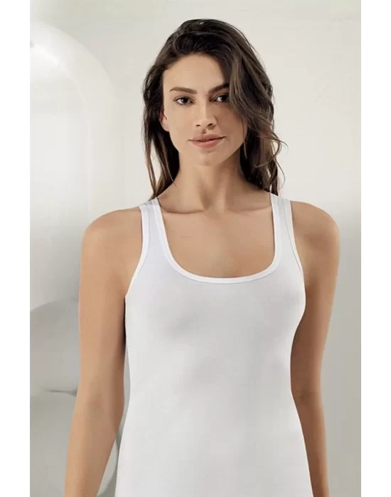 Şahinler Womens Wide Strap Basic Tank Top B800