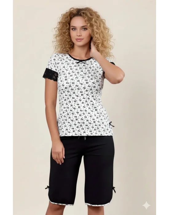 Şahinler Kolu Dantelli Kapri Takım B454