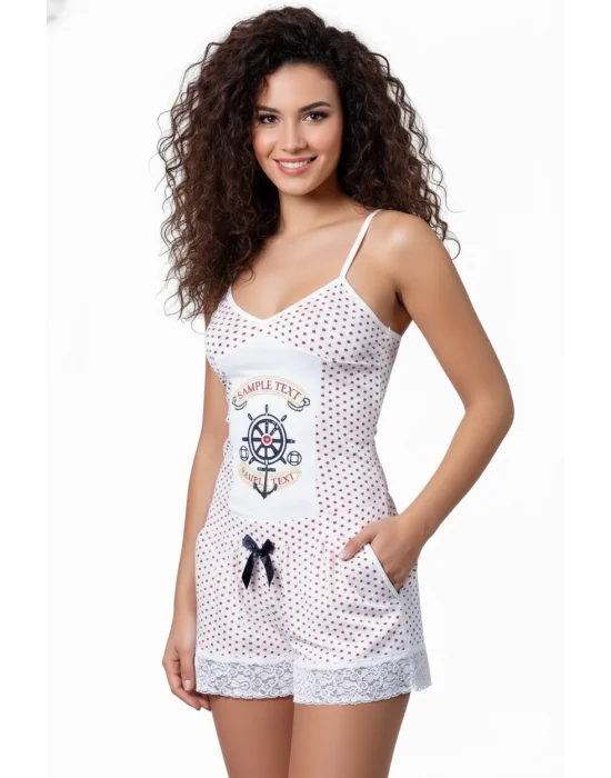 Falcons Polka Dot Shorts Suit B404