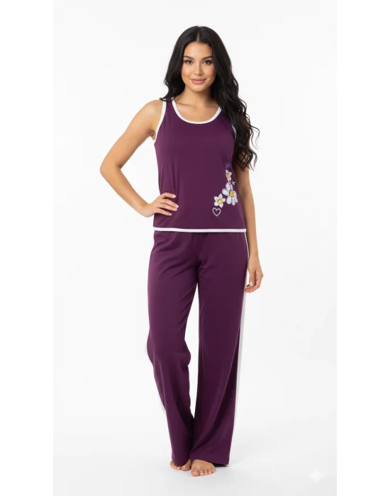 Senfoni Bayan Kolsuz Pijama Takımı 5324
