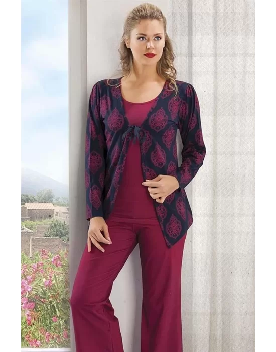 Three-Piece Womens Pajama Set 80017