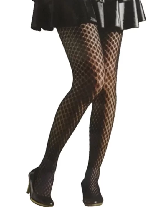 Vog Jacquard Patterned Tights 8535 Black S-M