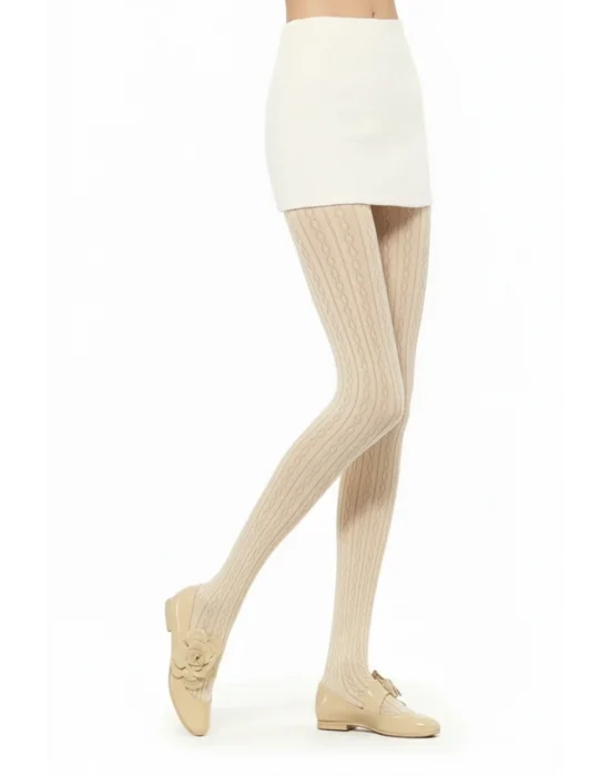 Vog Kadın Kalın Desenli Külotlu 711 Kahve