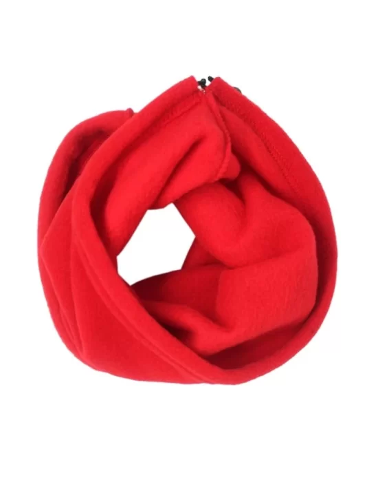 New Season Unisex Red Polar Neck Warmer for Autumn and Winter