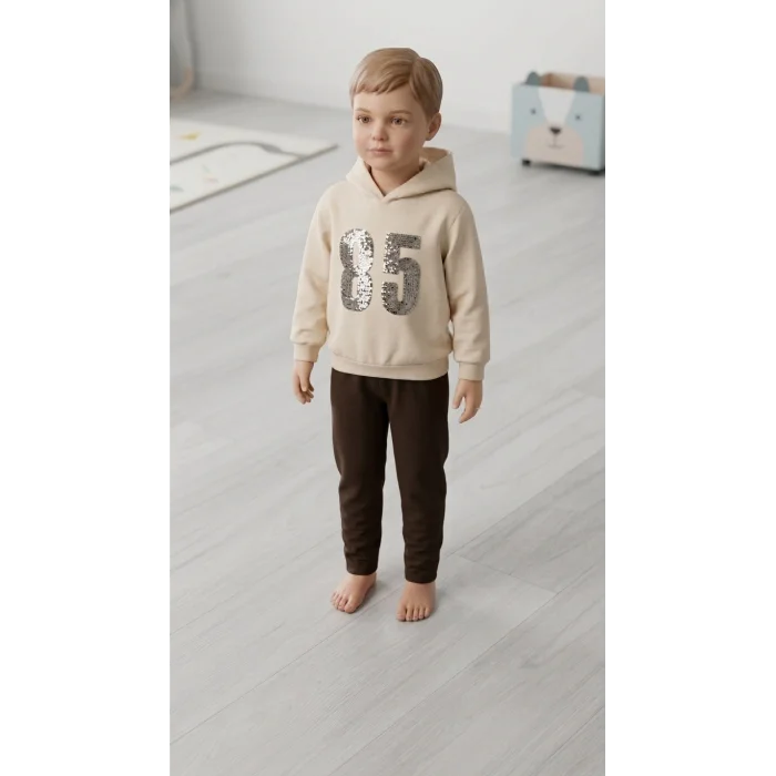 5255 YUPPİ KIZ KAPŞONLU TAKIM