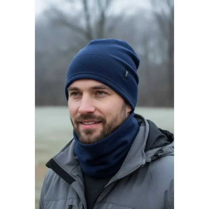 New Season Unisex Navy Polar Neck Warmer for Autumn and Winter
