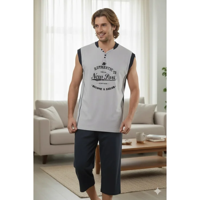 Mens Fleeced Pyjama Set 20009