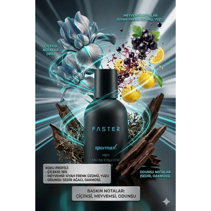 Spormax Faster Edc Erkek Parfüm 100 Ml
