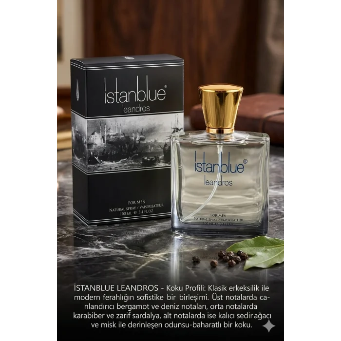 İstanblue EDT Leandros Koku 100 Ml Erkek Parfüm