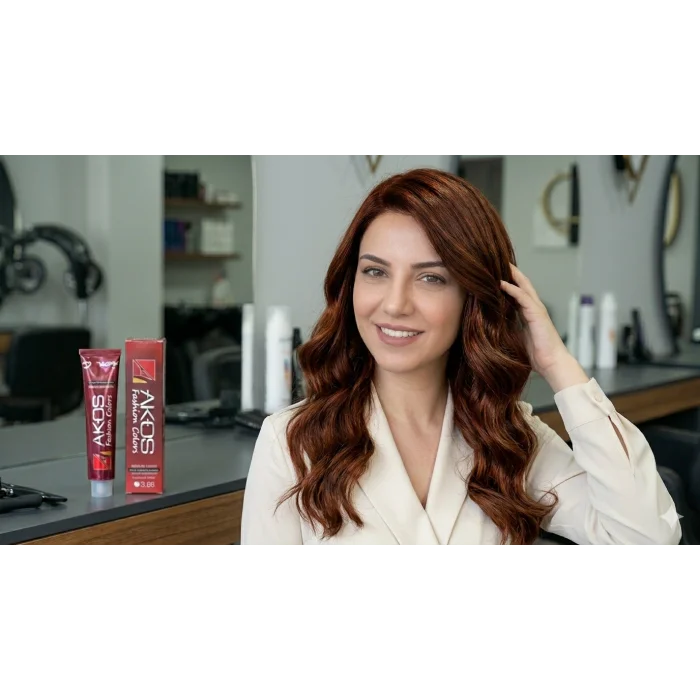 Dore Light Red Chestnut Color Hair Dye for Akos Women 60 gr 3.66