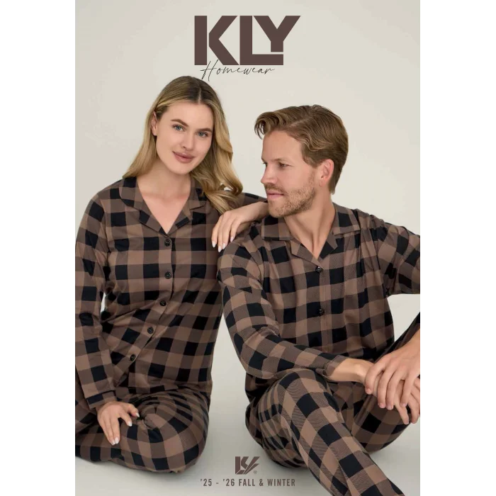 9209 Kly Kadın Düğmeli Pijama Takımı