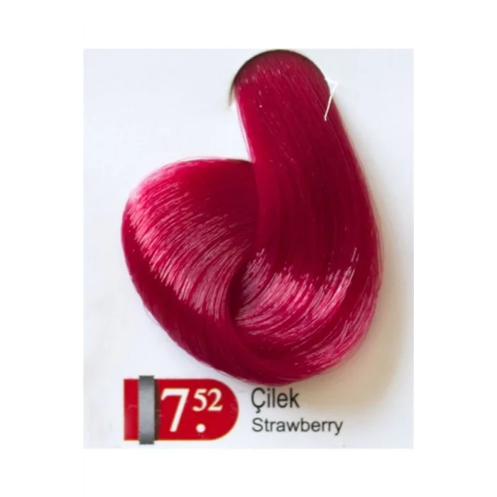 Akos Çilek Kızılı Saç Boyası 7.52 3 Adet