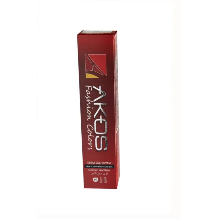 Akos Hair Dye Fire Red 7.66 Professional Tube Hair Dye