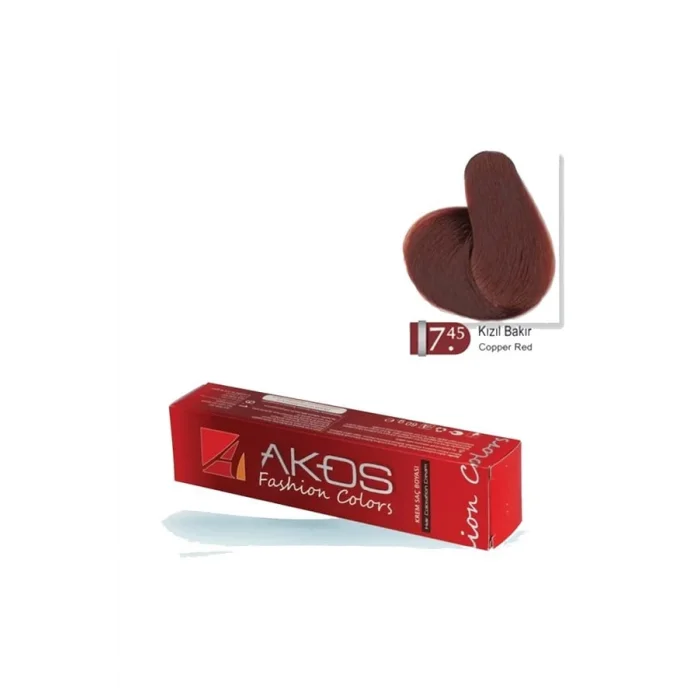 Akos Saç Boyası Kızıl Bakır 7.45