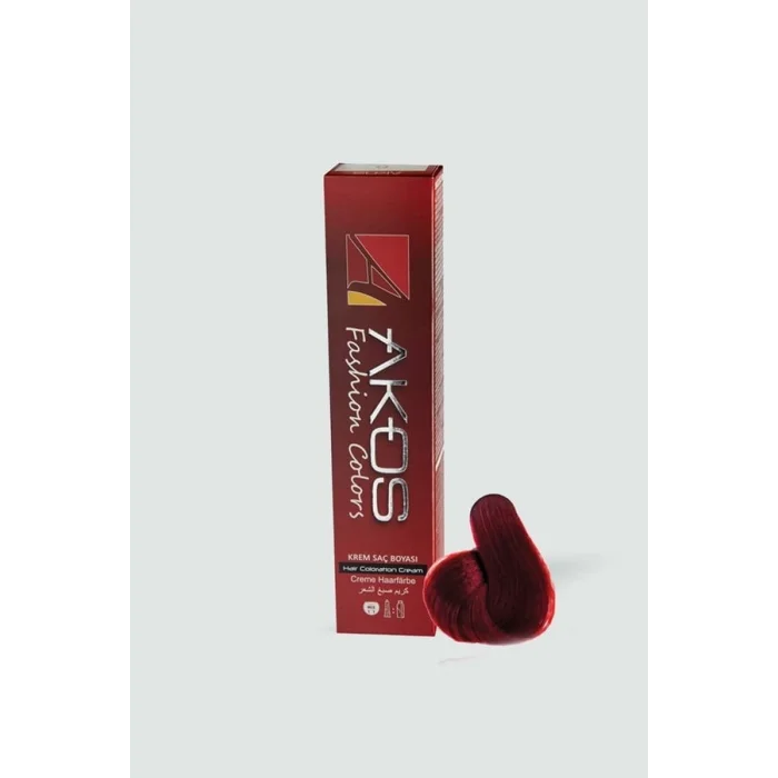 Akos Kadın için Yoğun Kızıl Kumral Renk Saç Boyası 60 Gr