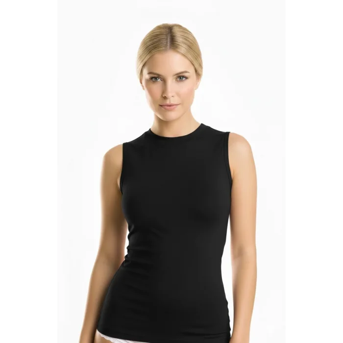 Clear Womens Sleeveless Bodysuit 2131
