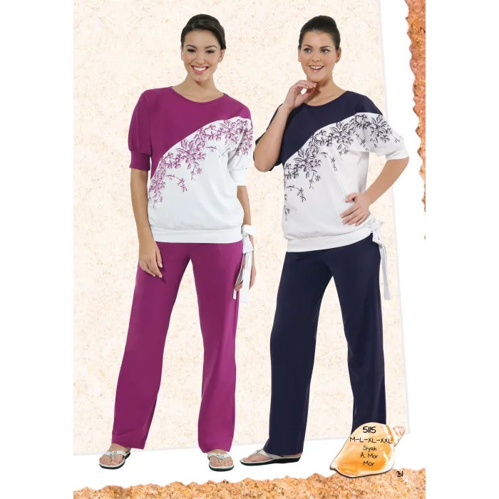 Clear Womens Pajama Set 5115