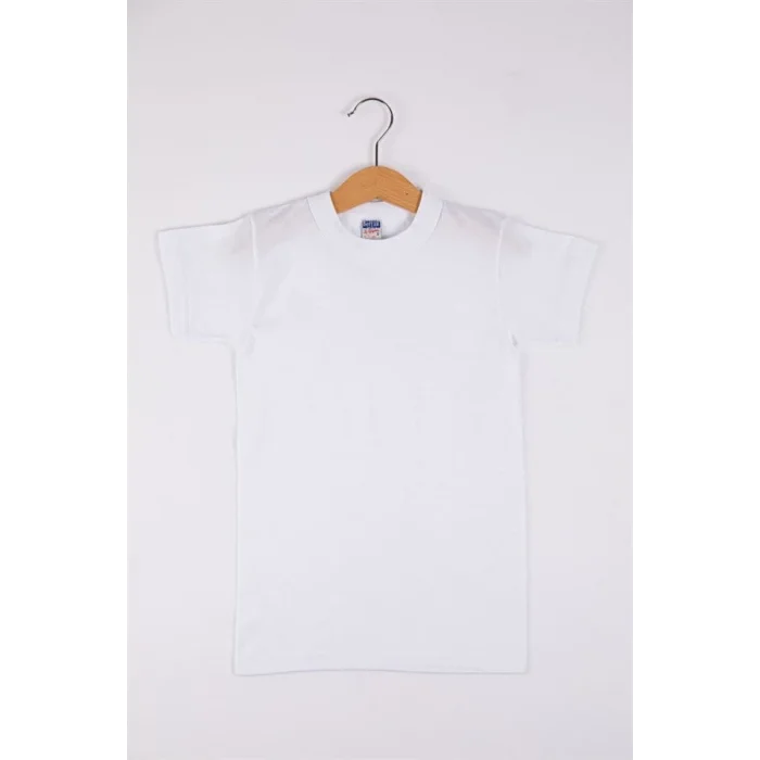 Clear White Zero Neck Top Innerwear for Clear Kids