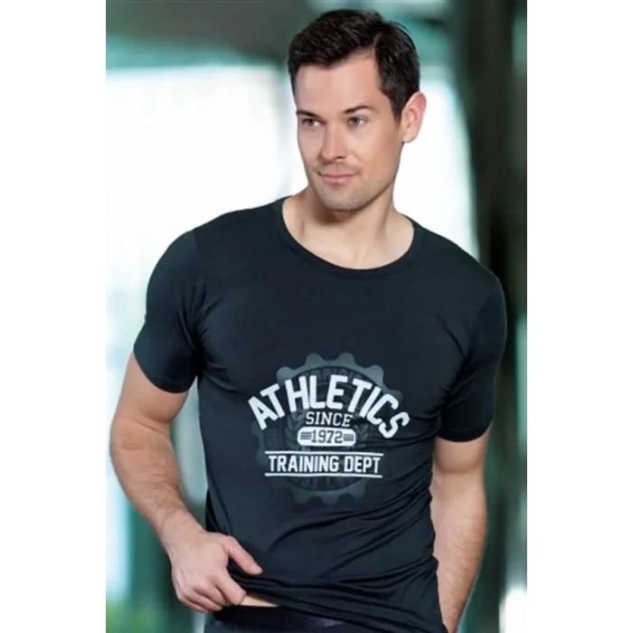 Clear Mens Athletic Printed T-shirt 1036
