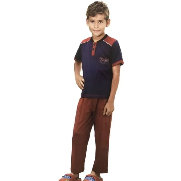 Clear Boys Short Sleeve Pajama Set 361
