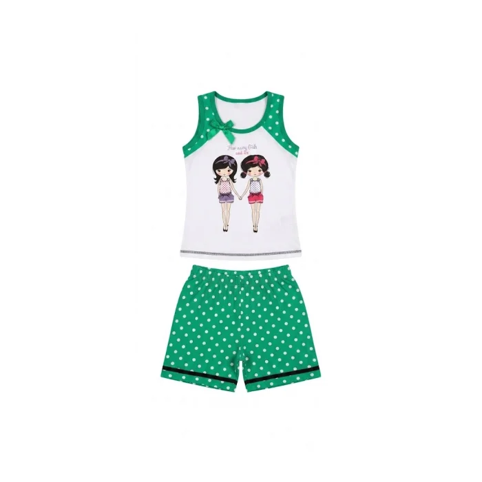 Berrak Kız Çocuk Şortlu Pijama Takımı 7630